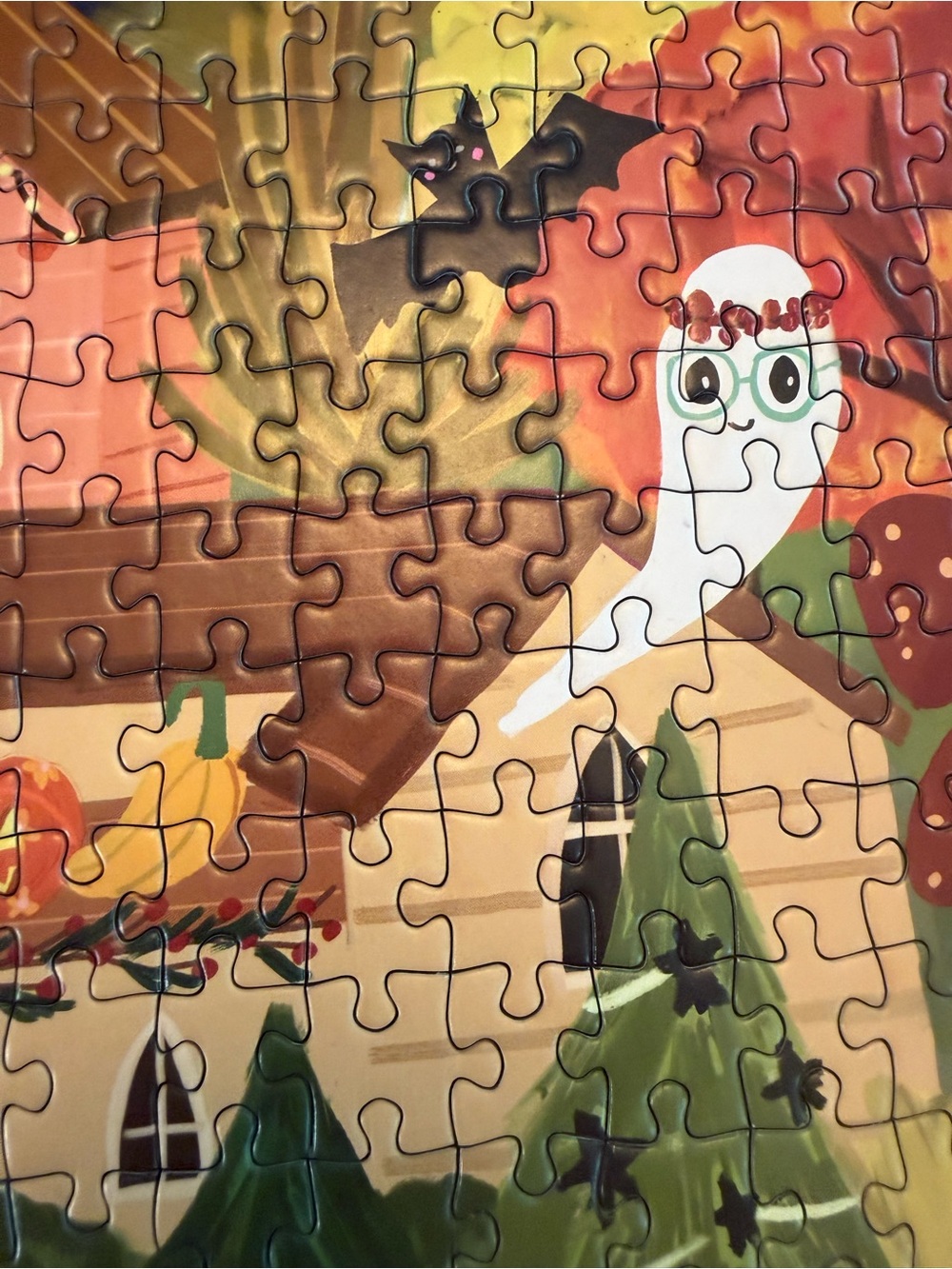 Puzzle by Pieces and Peace. 500ct. Ghost Town - Picture 3 of 13